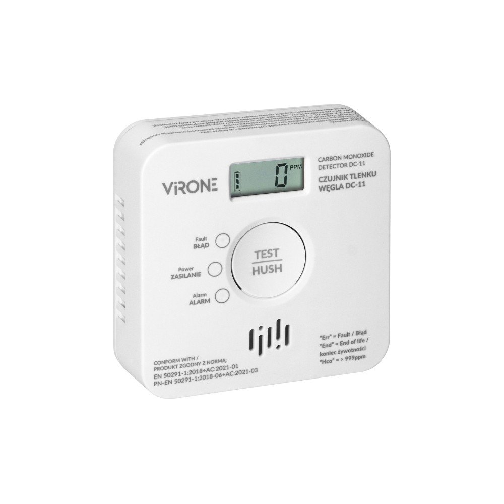 OGLEKLA MONOKSIDA (CO) DETEKTORS DC-11 Virone