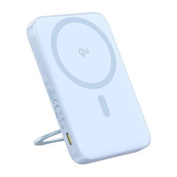Baseus maitinimo blokas su stovu PicoGo Qi2 5000mAh 20W (melynas)