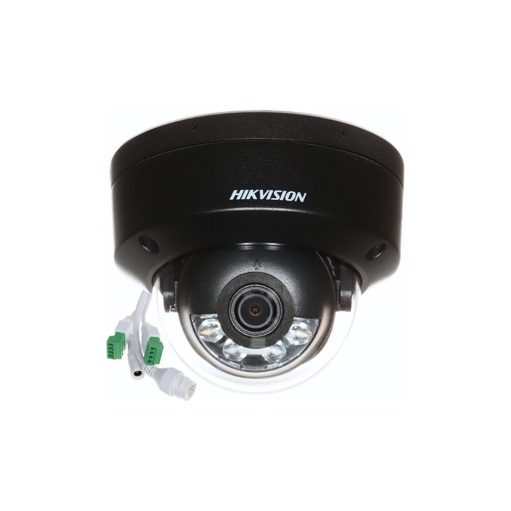 IP VANDALPROOF CAMERA DS-2CD2163G2-LIS2U 2.8MM BLACK PL Smart Hybrid Light AcuSense - 6 Mpx Hikvision
