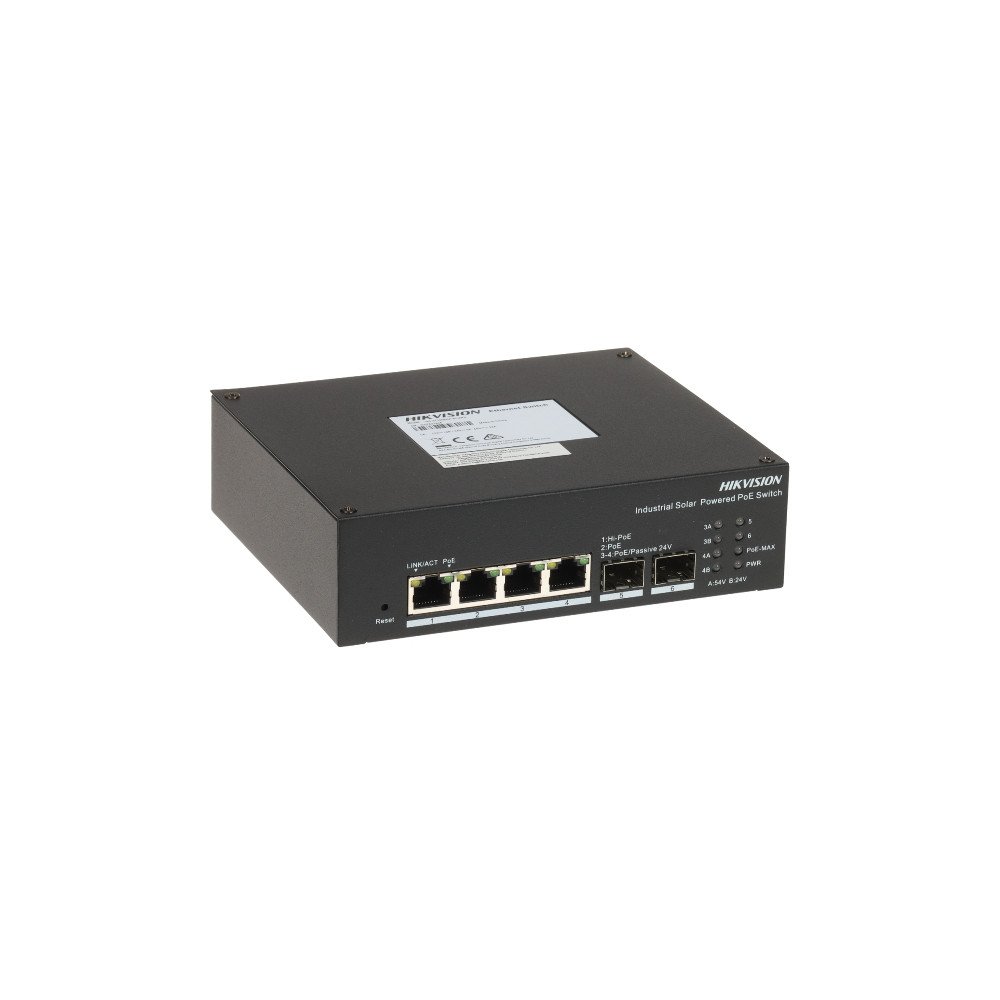 HALLITTU POE-TEOLLISUUSKYTKIN DS-3T1506HP-EI-UPS/EI VIRTAyksikkoa 4-PORTTINEN SFP Hikvision