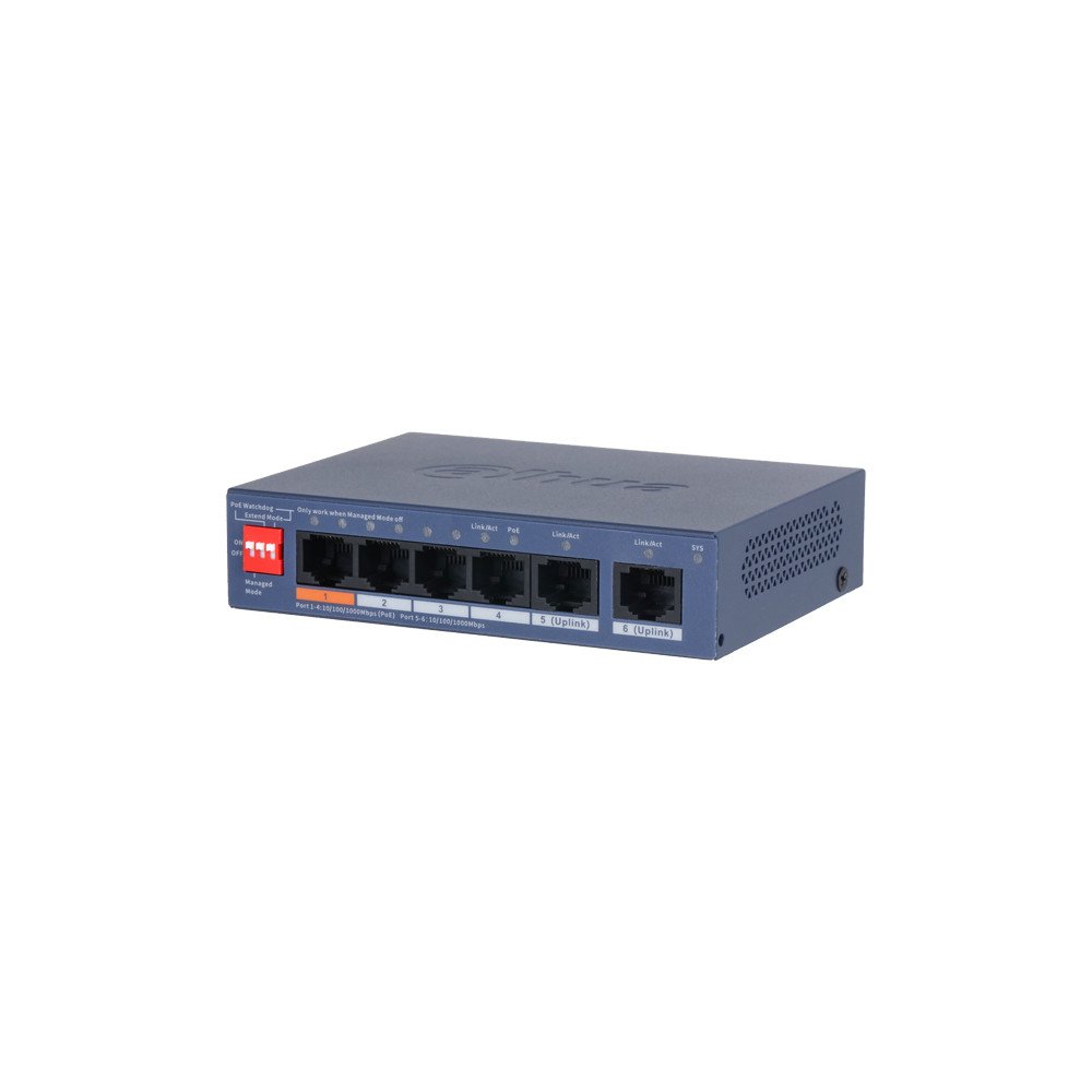 LULITI POE CS4006-4GT-60-V2 4-PORT DAHUA