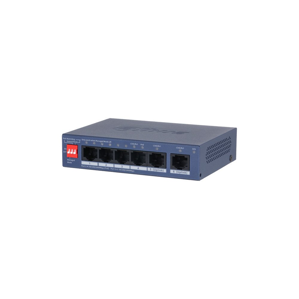 SWITCH POE CS4006-4GT-36 4-PORT DAHUA