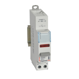 Dviejų funkcijų mygtukas - 20 A - 100/400 V/= - NO + raudonas LED indikatorius