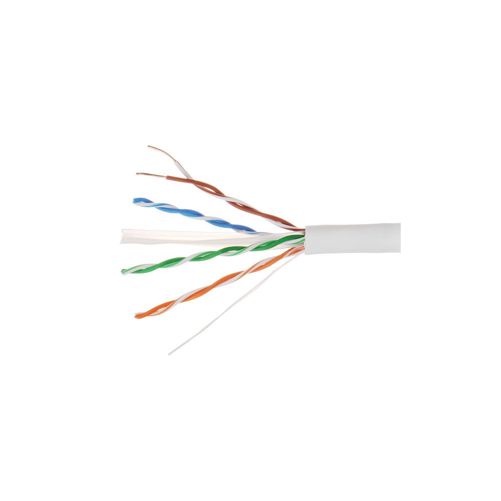VITA PARA KABELIS PFM923I-6UN-C-WHITE 305 m UTP KAT. 6 DAHUA
