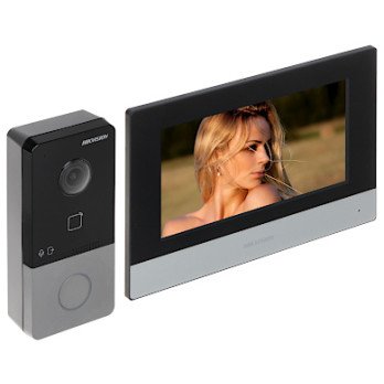 VAIZDO DOORFONO RINKINYS DS-KIS603-P(B) Hikvision