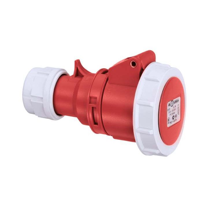 CEE-koppling, IP67, 16A, 5-polig, 400V, 6h, rod