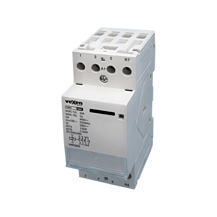 VMC2031 modulinis kontaktorius 3NO, 1NC, 20A, AC230V