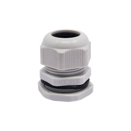 M30 plastikinė kabelio riebokšlė, IP68, 16-21mm