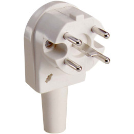 PERILEX angled plug, 16 A, white