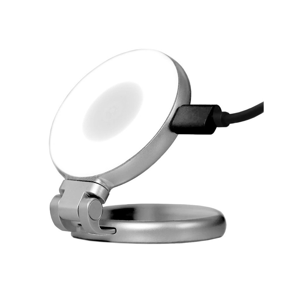 Telesin selfie gaisma ar magnetisku telefona turetaju