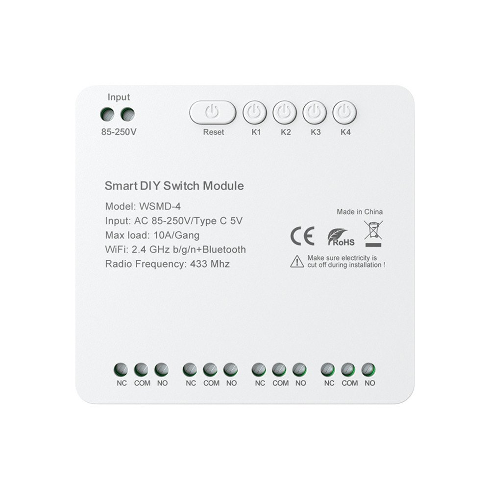 DIY Avatto WSMD-4 250V smart switch module