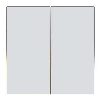ZigBee Avatto TS60-EU-W2 Touch Light Switch Dual TUYA (balts).