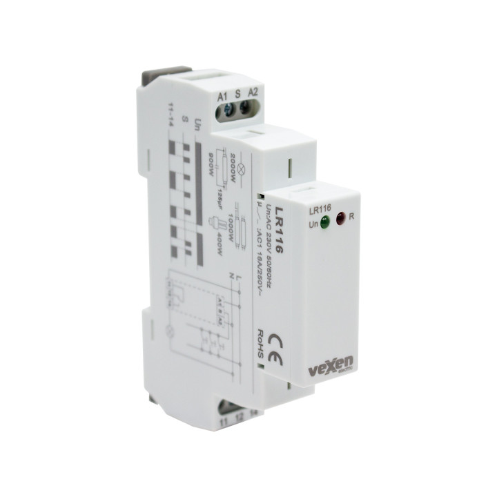 LR116 impulse relay 1CO 16A AC230V