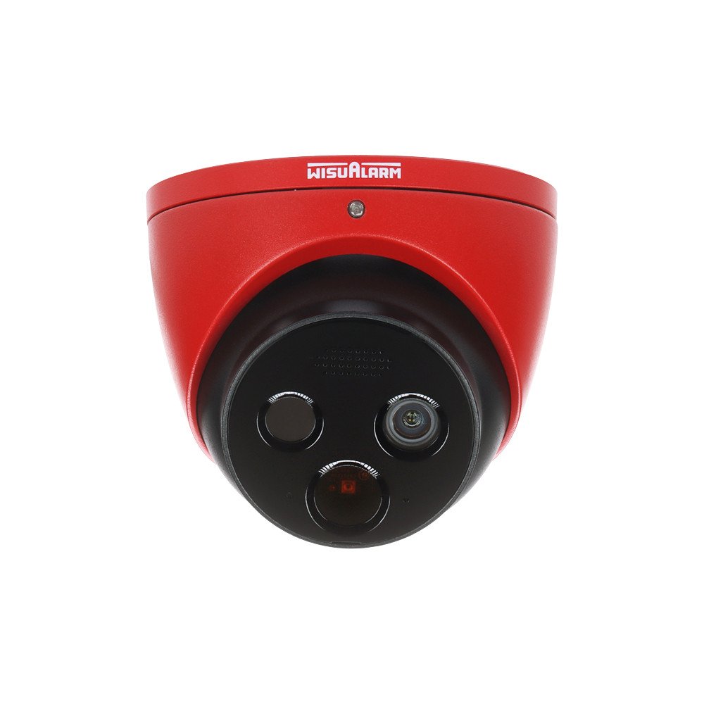 IP HYBRID THERMAL IMAGING CAMERA HY-FT431LDP-TD1F4-MB 1.2 mm, 4 Mpx 4.0 mm WISUALARM
