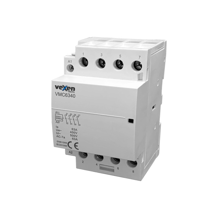 VMC6340 modulinis kontaktorius 4NO, 63A, AC230V