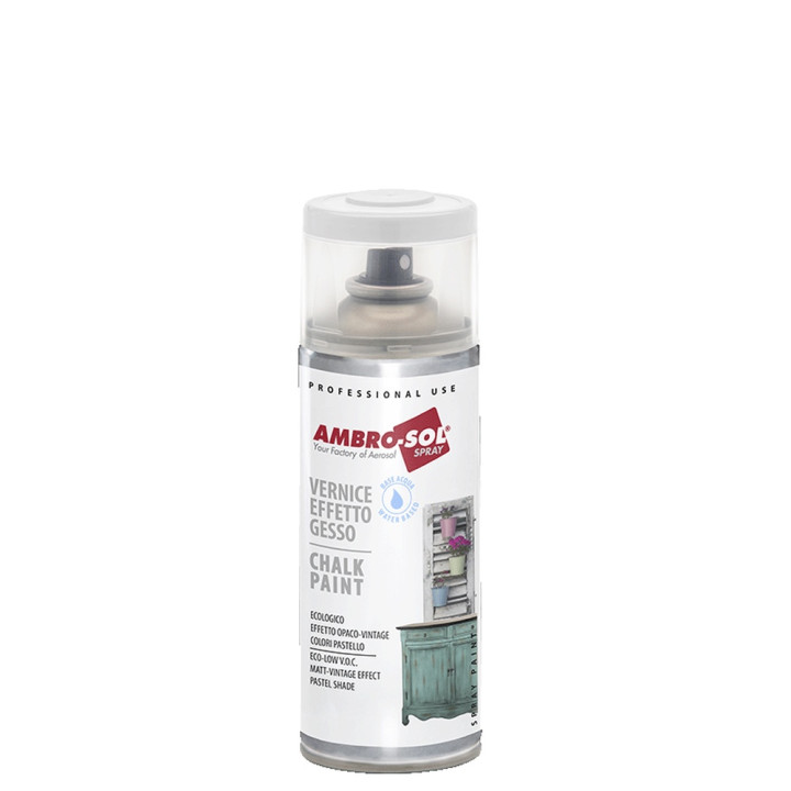 Krīts-aerosols mat krēmkrāsu balts uz ūdens bāzes