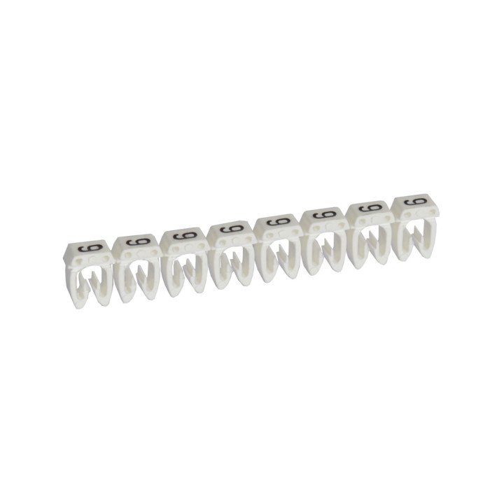 CAB 3 marķieri 0.5-1.5mm² nr.9 balts