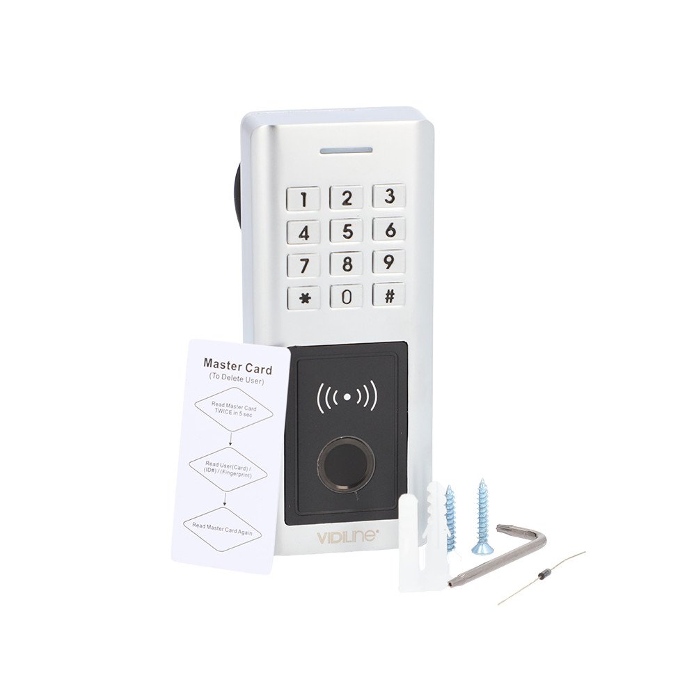 ViDi-AC-F5 Access Controller with Encryptor EM MF HID Card PIN Code Fingerprint Tuya