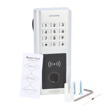 ViDi-AC-F5 piekluves kontrolieris ar sifretaju EM MF HID kartes PIN koda pirkstu nospiedums Tuya