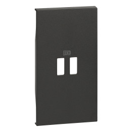 Dangteliai 2 modulių USB įkrovikliams. Prekėms K4285C2, K4286C2, K4287C2