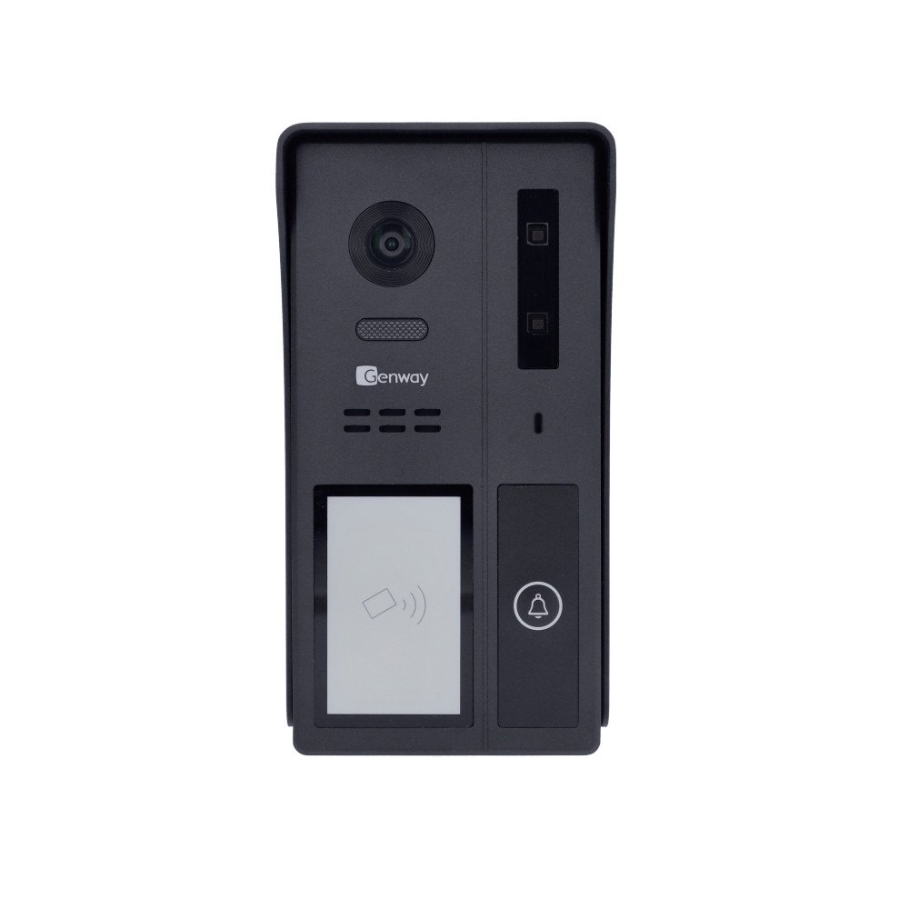 Genway KIT-F-S61-V13-C - Single-family 2-wire video intercom set with 7" touch monitor WiFi and Tuya