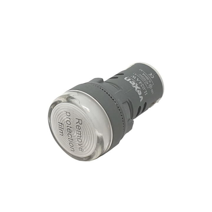 IL024AW LED baltos spalvos kontrolinė lemputė 24V AC/DC