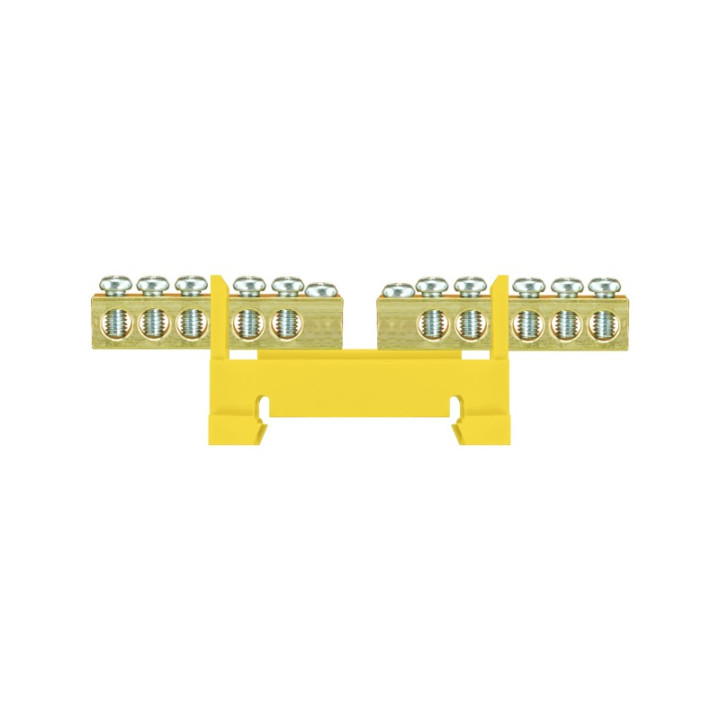 Spaile dzeltena 2x5x16mm2 DIN sliedei