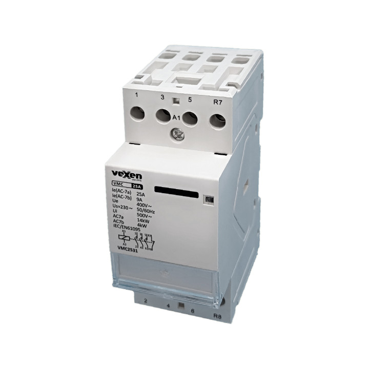 VMC2531 modulinis kontaktorius 3NO, 1NC, 25A, AC230V