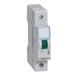 LED indikatorius 230 V - vienas - žalias - 1 modulis