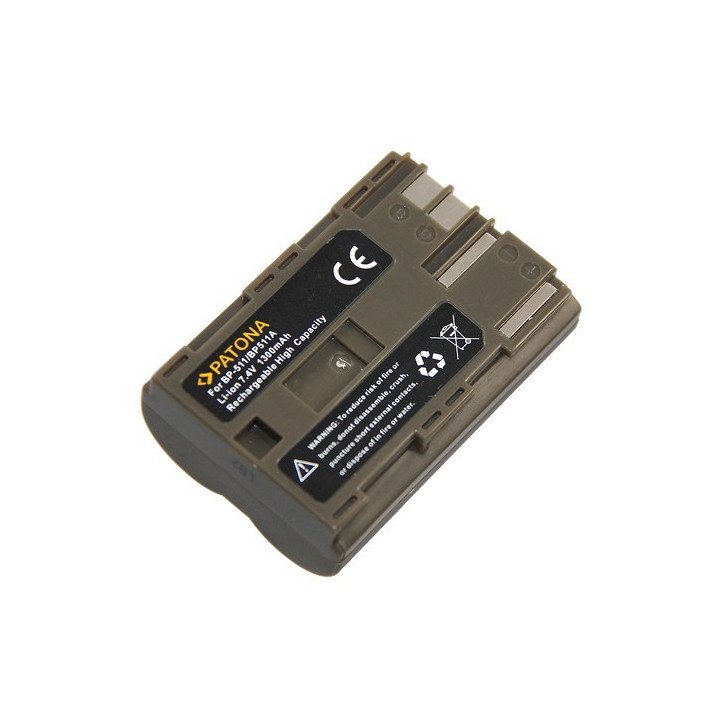 Patona Battery Canon BP-511 1300mAh Li-Ion