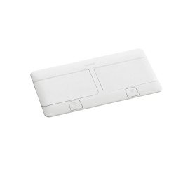 Pop-up box to be equipped - 2 x 4 modules - Glossy White