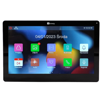 Genway F-S9V13-2W-C-2 - divu vadu video domofonu komplekts, 2 skarienjutigi monitori 7" WiFi Tuya