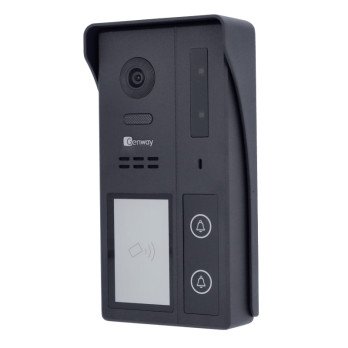 Genway 2 vadu video domofona komplekts ar 7" WiFi un Tuya skarienjutigu monitoru un papildu klausuli