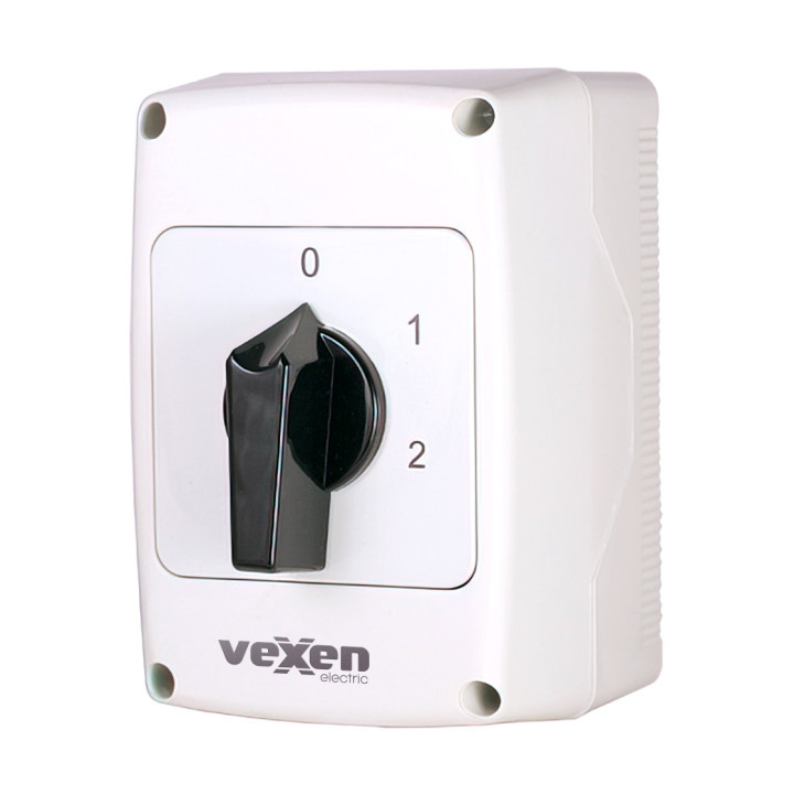 VEXEN paketslēdzis 0-1-2 3P 32A IP65