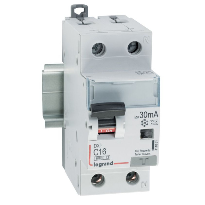 RCBO DX3 1P+N C16 6000A 30MA A