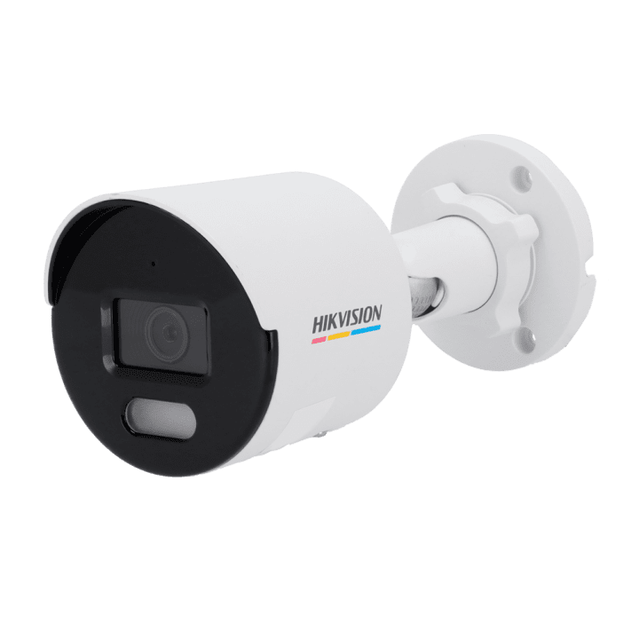 HIKVISION CORE DS-2CD1047G2-LUF(2.8mm) 4MP cilindriskā IP kamera ar PoE, IP67, balto gaismu, 30m IR