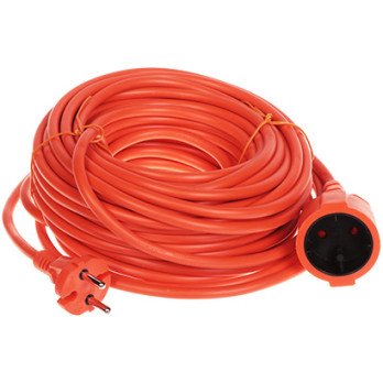 PAGARINAJUMA KABELIS PS-2X1,5-20M/ORANZS 20 m