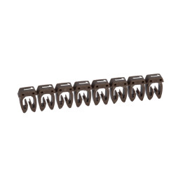 Marker CAB 3 - for wiring 1.5 to 2.5 mm - number 1 - brown