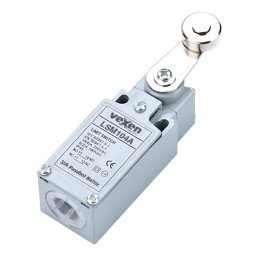 LSM104A limit switch 1NO/1NC in metal housing IP65 with metal roller lever