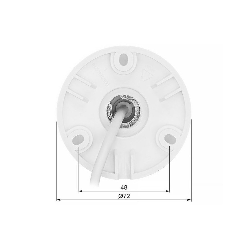 KAMERA IP TC-C38WS 3LRA-4 krasu veidotajs / Lite serija 8 Mpx 4 mm TIANDY
