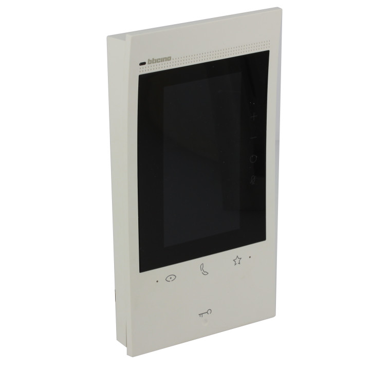 Classe 300EOS connected 2-wires / Wi-Fi white video internal unit with integrated Alexa voice assistant