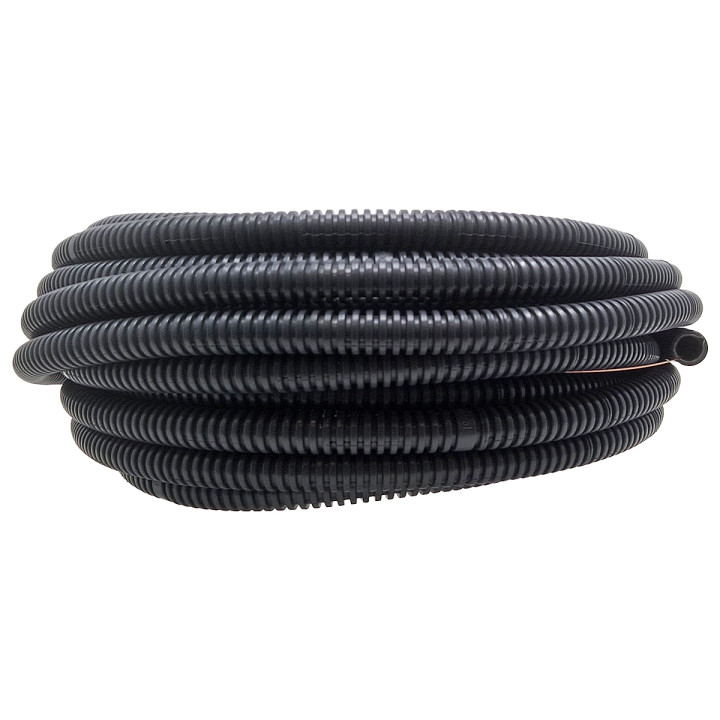 Flexible outdoor corrugated pipe with pilot 16mm/750N/15m