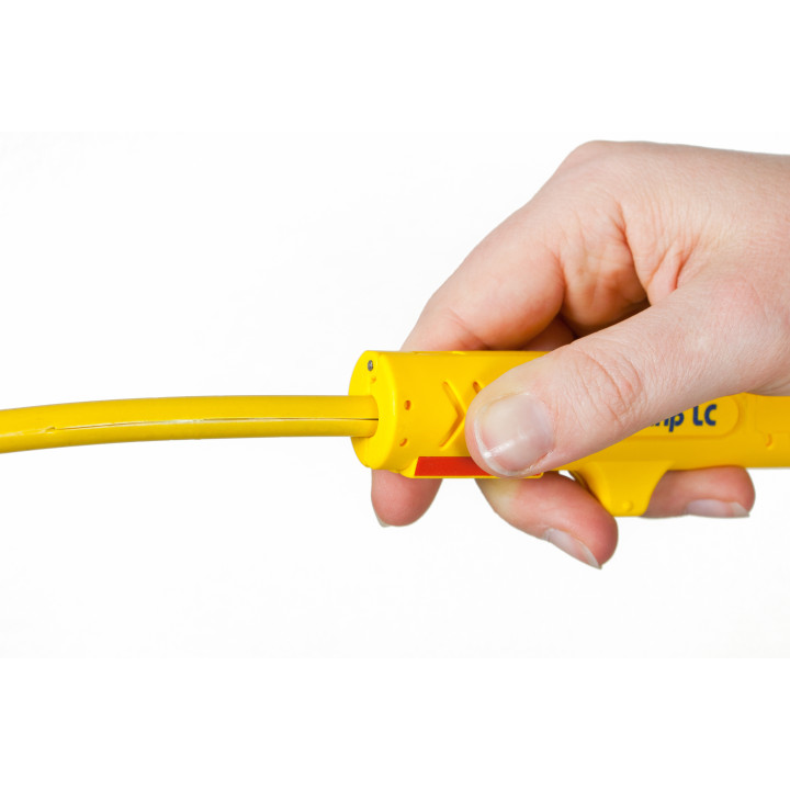 Fiber Strip LC nuėmimo įrankis 8,2 mm skersmens paskirstymo kabelių išoriniam apvalkalui nupjauti.