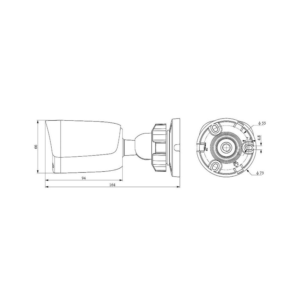 KAMERA IP TC-C36QN 2ENA-28 Spark Series 6 Mpx 2,8 mm TIANDY