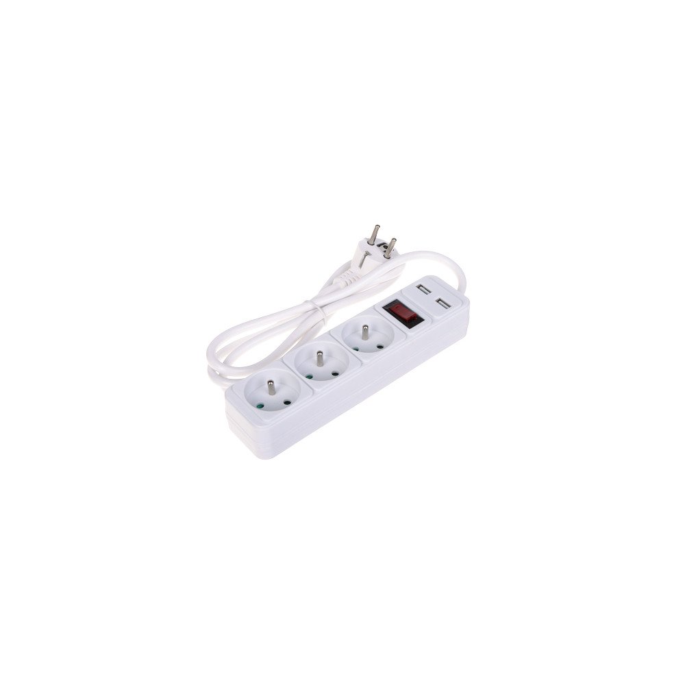 DARBIBAS SADALISANAS IERICE PR-1,5 M-3G-SW/USB/W (3 IZPLATES + 2 USB) 1,3 m