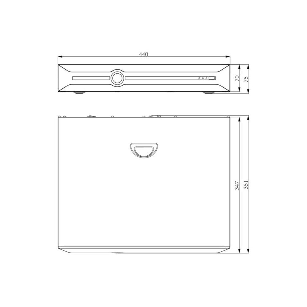 IP RECORDER TC-R3440 4HB 40 KANALU AI TIANDY