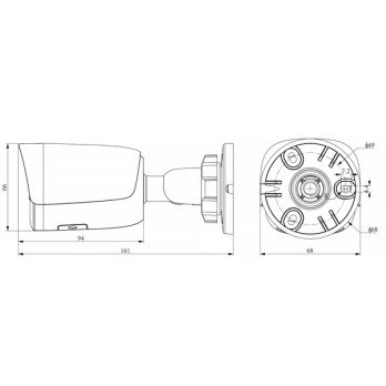Kamera Tubowa IP TC-C38WS 3LRA-28 Color Maker Lite serija