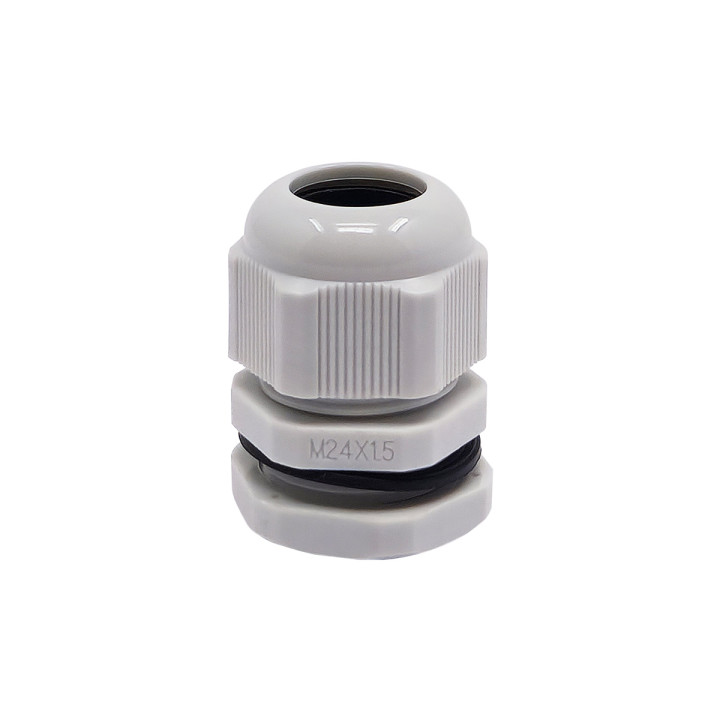 M24 plastic cable gland, IP68, 10-15mm