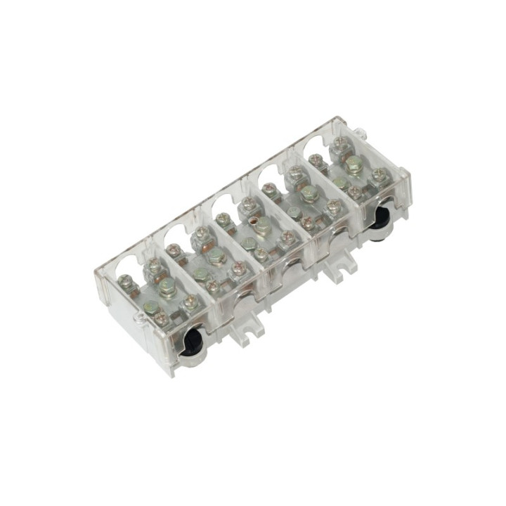 Klemju bloks ar vāku 5p 25/16mm2 IP20