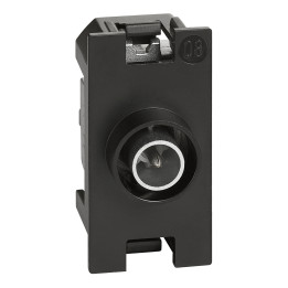 Direct coaxial socket for single-user aerial systems